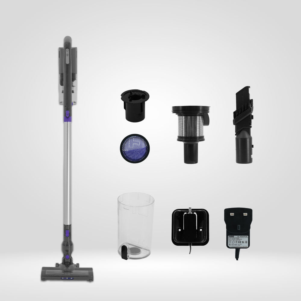 Cordless Stick Vacuum Cleaner, 140W DC Motor,  4-12kPA Suction (N6660SVC)