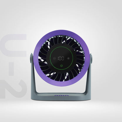 U-2 High Speed Portable Fan, 3600mAh, 100 Speed, Digital Display & Control
